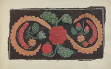 Rug, c. 1941. Creator: Trueworthy, Jessie