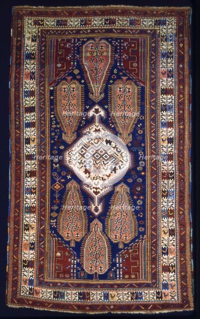 Rug, Caucasus, 1875/1900. Creator: Unknown.