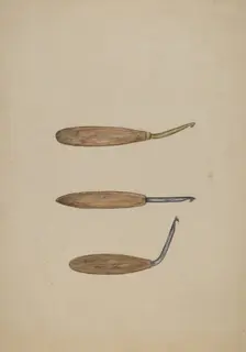 Rug Hooks, c. 1941. Creator: Mary Fitzgerald