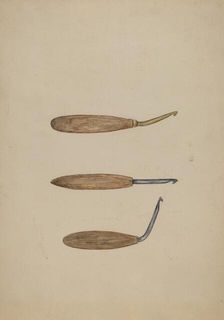 Rug Hooks, c. 1941. Creator: Mary Fitzgerald