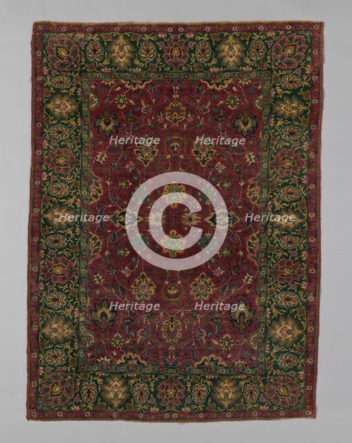 Rug, India, Late 15th/early 16th century. Creator: Unknown.