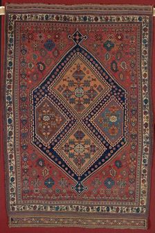 Rug, late 1800s. Creator: Unknown