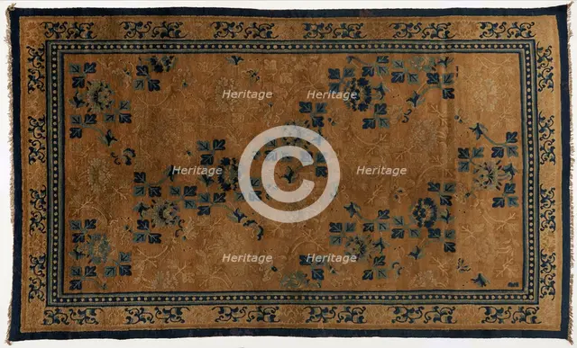 Rug, Qing dynasty, 1662-1722. Creator: Unknown.
