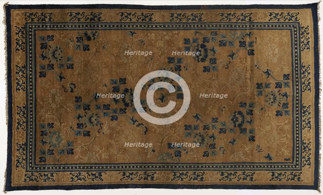 Rug, Qing dynasty, 1662-1722. Creator: Unknown.