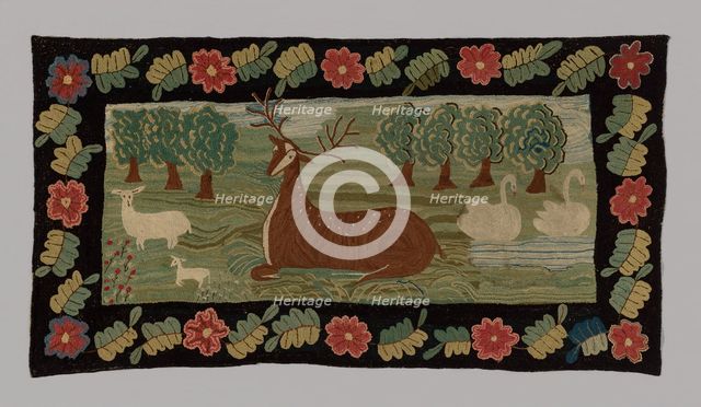 Rug, United States, 1775/1825. Creator: Unknown.