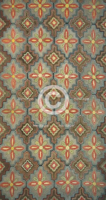 Rug, United States, 19th century. Creator: Unknown.
