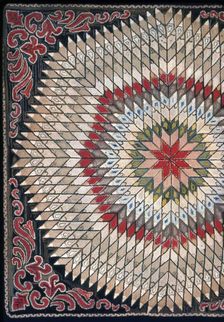 Rug, United States, 19th century. Creator: Unknown