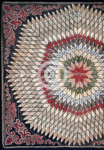 Rug, United States, 19th century. Creator: Unknown.