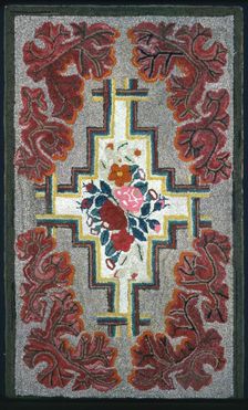 Rug, United States, 19th century. Creator: Unknown