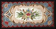Rug, United States, 19th century. Creator: Unknown