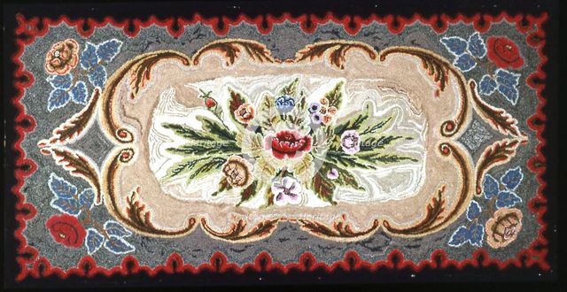 Rug, United States, 19th century. Creator: Unknown.