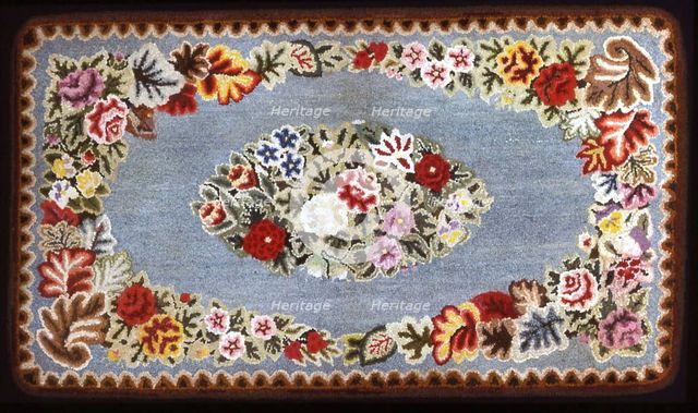 Rug, United States, 19th century. Creator: Unknown.
