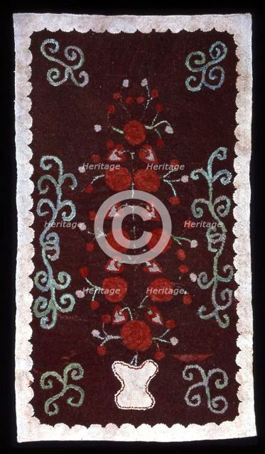 Rug, United States, 19th century. Creator: Unknown.