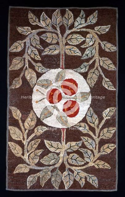 Rug, United States, 19th century. Creator: Unknown.