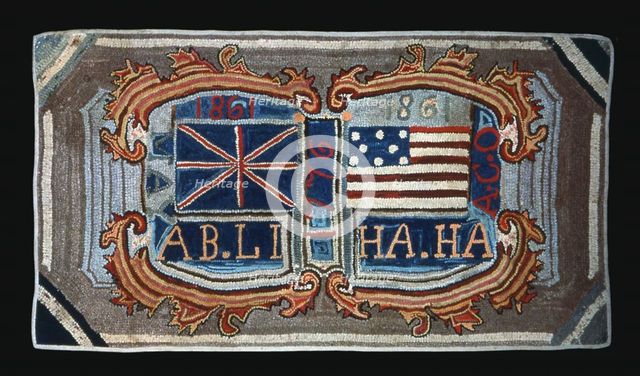 Rug, United States, After 1861. Creator: Unknown.