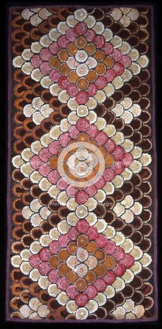 Rug, United States, c. 1885. Creator: Unknown.