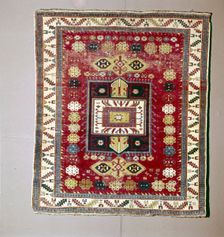 Rug with Pattern of terraced garden from the Caucasus, 18th century