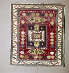 Rug with Pattern of terraced garden from the Caucasus, 18th century