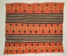Rug (Woman's Wearing Blanket Style), c. 1895-1905. Creator: Unknown