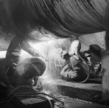 Rugby gas pipeline, Warwickshire, late 1968 - early 1969. Creator: John Laing plc