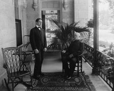 Ruggles, Gen. and son (Soldier's Home), between 1890 and 1910. Creator: Unknown