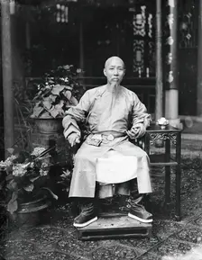 Ruilin, the governor of Guangdong and Guangxi, Qing China, 1869-1871. Creator: John Thomson