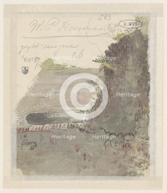 Ruin, 1828-1863. Creator: Gysbertus Craeyvanger.