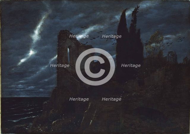 Ruin at the sea, 1880.