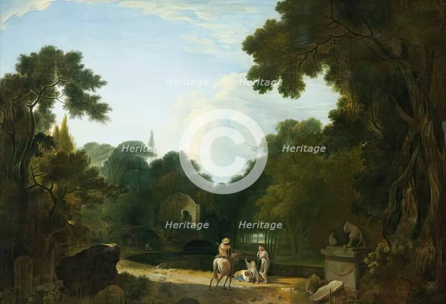 Ruin in a Clearing, 1753. Creator: Richard Wilson.