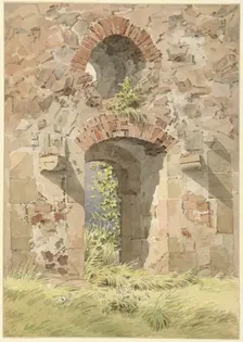Ruin of the Monastery of the Holy Cross, Meissen, 1824. Creator: Friedrich, Caspar David (1774-1840)