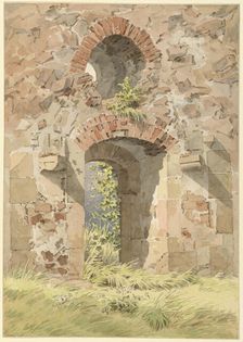 Ruin of the Monastery of the Holy Cross, Meissen, 1824. Creator: Friedrich, Caspar David (1774-1840)