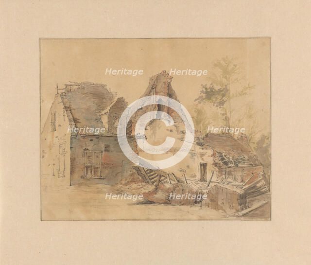 Ruin of a house, 1816. Creator: Jacob de Vos.