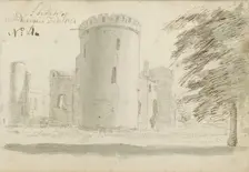 Ruin of castle Abcoude, 1724. Creator: Abraham Meyling