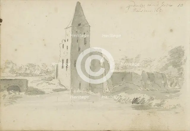 Ruin of Heusden Castle, 1691. Creator: Abraham Meyling.