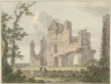 Ruin of Rijnsburg Abbey, 1754-1820. Creator: Hermanus Numan