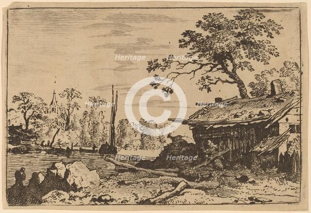 Ruinous Hut, probably c. 1645/1656. Creator: Allart van Everdingen.