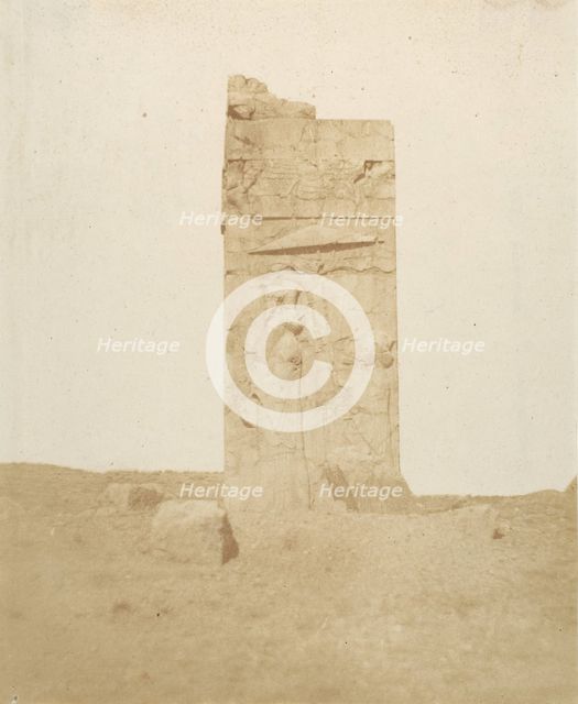 Ruine sulla terza terazza, Persepolis, 1858. Creator: Luigi Pesce.