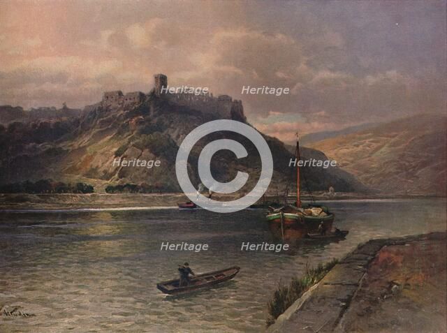 'Ruine Rheinfels', (Rheinfels Castle), 1923. Creator: Nikolai of Astudin.