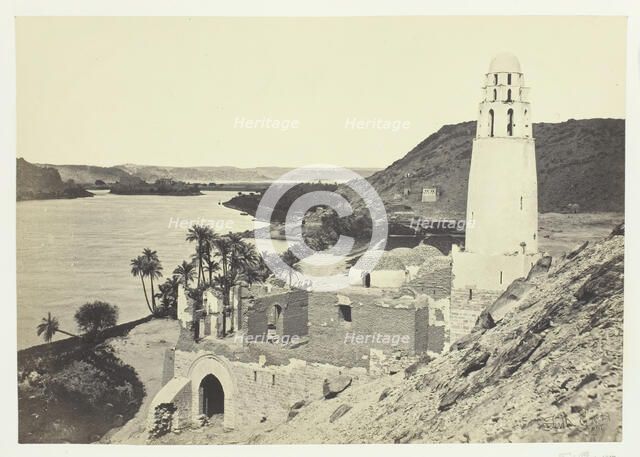 Ruined Mosque Near Philæ, 1857. Creator: Francis Frith.