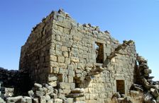 Ruined building, Umm el-Jimal, Jordan. Creator: Vivienne Sharp