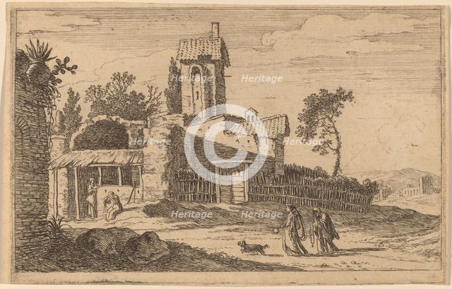 Ruined Building with a Tower. Creator: Herman van Swanevelt.
