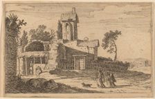 Ruined Building with a Tower. Creator: Herman van Swanevelt