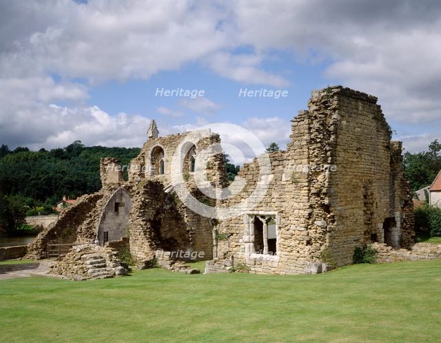 Ruined gatehouse of Kirkham Priory, North Yorkshire, c2010-c2017. Artist: Jonathan Bailey.