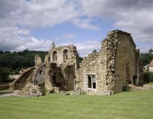 Ruined gatehouse of Kirkham Priory, North Yorkshire, c2010-c2017. Artist: Jonathan Bailey
