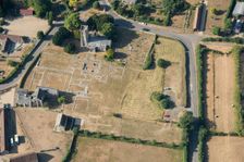 Ruined remains of Muchelney Abbey, Somerset, 2018. Creator: Historic England Staff Photographer