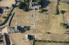 Ruined remains of Muchelney Abbey, Somerset, 2018. Creator: Historic England Staff Photographer