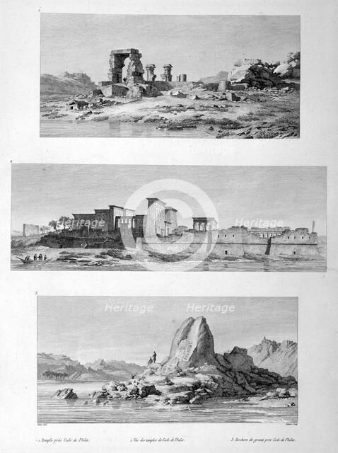 Ruined Temples at Philae, Egypt, 1802. Artist: Vivant Denon