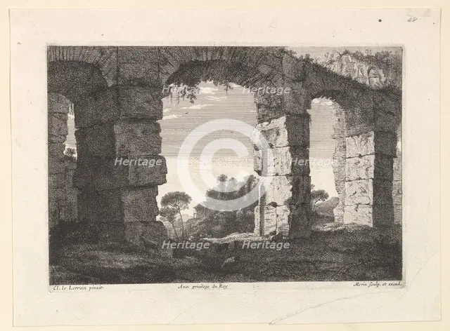Ruines d'Aqueduc. Creator: Jean Morin.