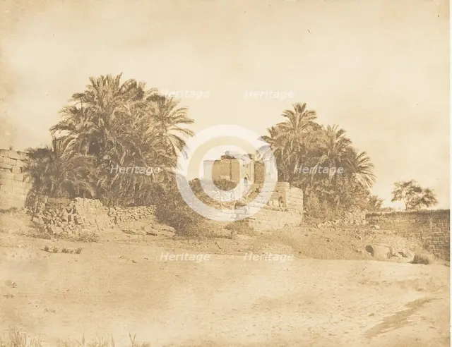 Ruines d'un Arc-de-triomphe Romain, à Philae, April 1850. Creator: Maxime du Camp.