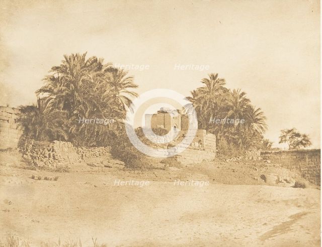 Ruines d'un Arc-de-triomphe Romain, à Philae, April 1850. Creator: Maxime du Camp.